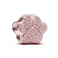 Charm empreinte de patte en or rose mat pour bijoux et bracelets à bricoler soi-même - Forme de Patte (L12)