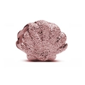 Charm coquillage en or rose texturé avec finition mate pour création de bijoux - Forme de Coquillage (L15)