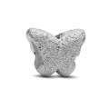 Pendentif papillon en argent avec finition poussière d'étoiles pour bracelets DIY - Style Papillon (L26)