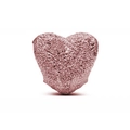 Éponge faciale konjac rose en forme de cœur avec texture fibreuse pour le nettoyage - Forme de Cœur (L30)
