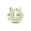 Perle en forme de U en or mat pour la création de colliers et de bracelets DIY - Forme de Fer à Cheval (L31)