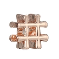 Charm a forma di hashtag in oro rosa lucido per bracciali fai-da-te e gioielli - Hashtag # Oro Rosa (012) / Oro rosa