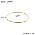Detail van een 6,2 cm gouden armband met diagonaal gegraveerd twill-patroon - Gouden Gesneden Weefpatroon (ZZ08773D0W0)
