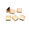 Lot de 6 fermoirs magnétiques or rose pour bracelets de montre de 10mm et bijoux - Article simple / Or rose