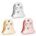 Three-color alloy beads with compass star zircon inlay in silver, gold, and rose gold - Gold / Star Clasp (A2)