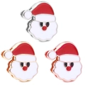 Detail von Weihnachtsmann-Charms mit Emaille-Finish für 10mm breite Schiebearmbänder - A6