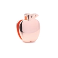 DIY rose gold apple charm for 10mm silicone bracelets with a polished mirror finish - Rose Gold Apple