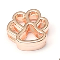 Rose gold animal paw print charm for DIY mesh bracelets and jewelry accessories - Paw Print (A43 Rose Gold)