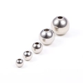 Polished silver stainless steel spacer beads in five sizes for DIY jewelry making - 2mm Wide (1mm Hole) / Steel