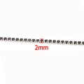 Black rhinestone claw chain 2mm width with silver metal base for jewelry DIY - Fine Style / Steel Color Black Dense Stone (B9001)