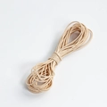 DIY beige waxed cotton cord for jewelry making and handmade bracelet weaving - Khaki 1.0mm Waxed Cord (5m)