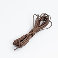 Deep brown waxed cotton cord roll for DIY jewelry making and leather sewing projects - Dark Brown 1.0mm Waxed Cord (5m)