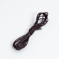 Dark purple twisted braided wax cord for DIY jewelry making and handmade crafts - Medium Brown 1.5mm Waxed Cord (5m)