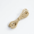 Light khaki braided wax cotton cord for DIY jewelry making and handicraft weaving - Khaki 1.0mm Hand-twisted Cotton Thread (5m)