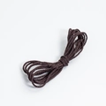Dark brown twisted cotton rope for DIY jewelry making and handmade bracelet weaving - Black Coffee 1.2mm Hand-twisted Cotton Thread (5m)
