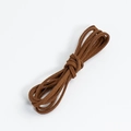 Dark brown faux suede cord for DIY jewelry making and handmade weaving crafts - Light Coffee 2.6mm Suede Cord (5m)