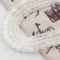 Translucent white moonstone beads for DIY jewelry making in various size options - White (93款) / 4mm (10 Counts)