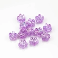 Graziosi fiori in resina viola AB per gioielli fai-da-te e collane fatte a mano - Viola (1#)