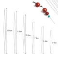 Lot de 6 aiguilles à perles à grand chas de 12,8 cm à 4,5 cm pour bijoux DIY - Aiguille à Perles Gros Œil (11.5cm)