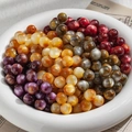 Polished 10mm cat eye resin beads in assorted colors for DIY jewelry and crafts - 10 Mixed Colors