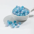 Pastel blue and purple cat eye beads for DIY jewelry making with 10mm round design - 10 Beads / 8mm / Gold Foil Blue Pink