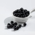 Polished 10mm black cat eye resin beads for handmade jewelry DIY necklaces and bracelets - 10 Beads / 10mm Black Cat Eye