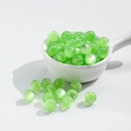 10mm light green cat-eye resin beads for DIY bracelets and handmade jewelry accessories - 10mm Green Cat Eye