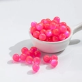Translucent pink 10mm resin cat-eye beads with aurora effect for DIY handmade jewelry - 10mm Rose Pink Cat Eye