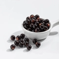 Polished 10mm dark brown resin beads with translucent finish for DIY jewelry making - 10mm Brown Cat Eye