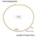 Détail macro du collier infini doré orné de zircons et muni d'un fermoir à rabat solide - Collier Infini Zirconia Or 44cm