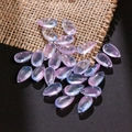 Teardrop gradient glass beads in purple and blue for DIY hairpins and jewelry - 20 Pieces Set / Blue-Pink Gradient