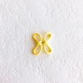 Accessorio perla a fiocco in lega gialla per la creazione di gioielli fai da te - Giallo