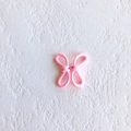 Perla rosa a fiocco color caramello per creazione di gioielli e accessori fai da te - Rosa Chiaro