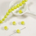 Grass green ceramic cat paw beads for DIY handmade necklaces and bracelets - 11.5*12.5*9mm / Tender Green Cat Paw