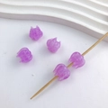 Lavendelfarbene Perlen in Fuchsform für DIY-Schmuckherstellung und Bastelzubehör - Preis Pro Stück / 8# Gelee-Lila (Fuchskopfform)