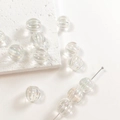 Rainbow transparent melon-shaped acrylic beads for DIY jewelry and phone straps - 10# Clear Pumpkin Bead