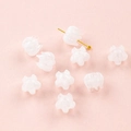 Perles en verre muguet blanc laiteux pour la fabrication de bijoux DIY artisanaux - Prix Par Pièce / 7# Blanc Laiteux (Forme de Fleur de Muguet)