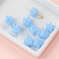 Perles muguet bleu clair translucides pour la fabrication de bijoux faits main DIY - Prix Par Pièce / 5# Bleu Gelée (Forme de Patte)