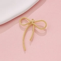 Golden 18K spiral textured bow charm for DIY earrings and jewelry making accessories - 18K Gold Plated Spiral Pattern (19#)