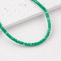 Perle rondelle 4x2mm in pietra sintetica verde marmorizzata per gioielli fai-da-te - Verde Chiaro