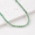Perline in pietra naturale verde chiaro 4x2mm per braccialetti fai-da-te e gioielli - Verde Pappagallo