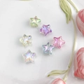 Perle a forma di stella in acrilico con rivestimento AB per gioielli fai-da-te - Piccole Stelle Miste / 1 Pezzo/Confezione / Multicolore