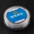 Strong 1.0mm clear elastic PU string on transparent spool for DIY jewelry beading - 1.0mm 25m