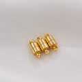 Three pieces of 14K gold plated strong magnetic clasps for DIY jewelry making - 18K Gold Plated: 12*5mm