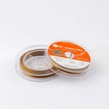 Deep gold 0.30mm 7-strand nylon coated stainless steel DIY jewelry beading wire spool - Type 0.3 / Dark Gold