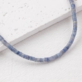 Perles en pierre naturelle bleue 4x2mm pour création de bijoux et bracelets - Un Fil (Environ 150 Perles) / Bleu