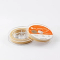 Fil de perlage DIY en acier inoxydable doré clair de 0,38mm à 7 brins gainé nylon - Type 0.38 / Or clair