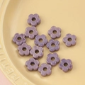 16mm purple marble flower beads for DIY jewelry making handmade accessories - 12# Purple Marbling (kp6330)