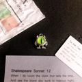 Detailed macro view of creative green monster eye alloy pendant for DIY jewelry making - Light Green Eye Silver Base