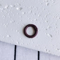 Close-up of matte dark purple round spring ring clasp for DIY jewelry and bag hardware - Dark Purple (2#)